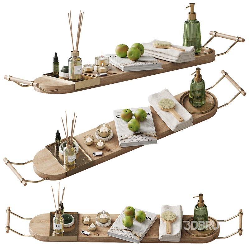 Tray for Bathroom Set Image 1