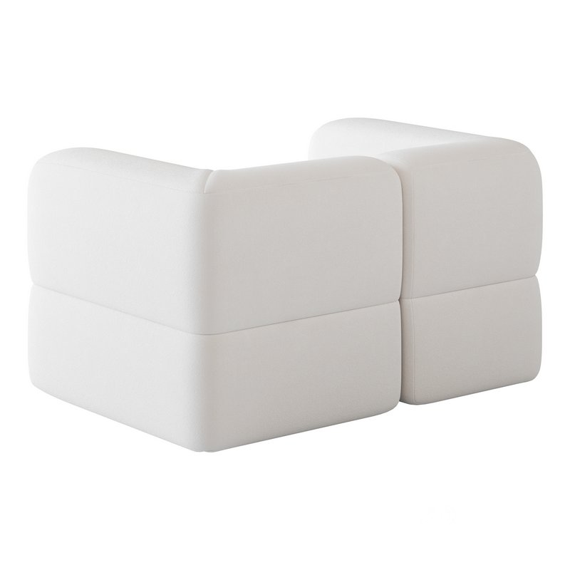 Armchair Brera Velor Cherry Image 15