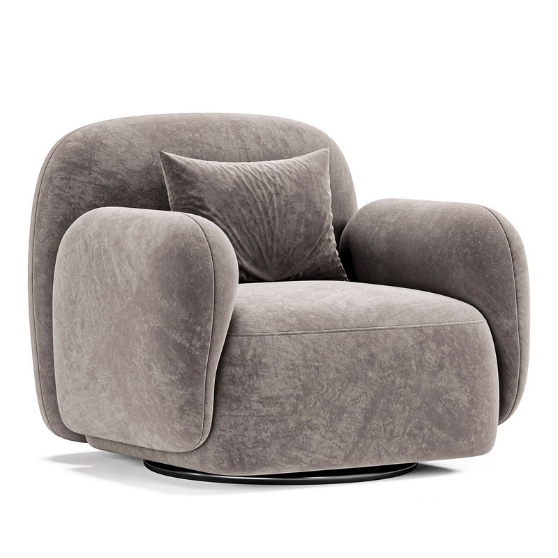 Giddings Swivel Chair Knoll Camel Image 2