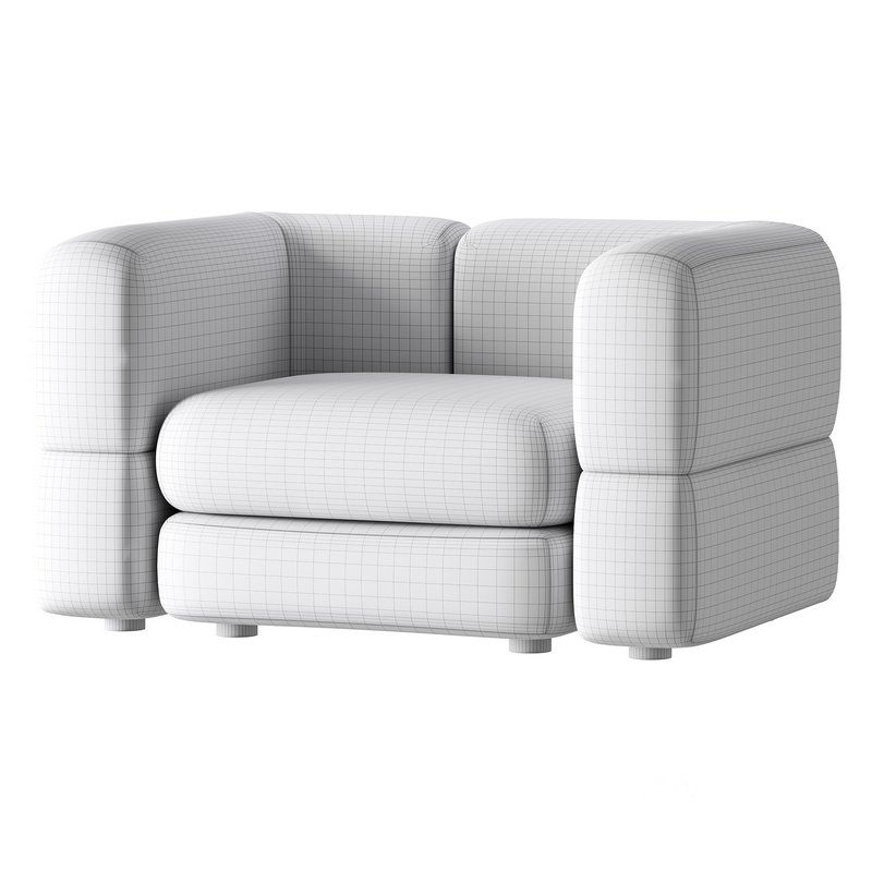 Armchair Brera Velor Cherry Image 16