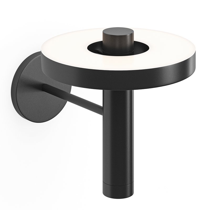 Wall Light Bead Uplight Black Tonone Image 1