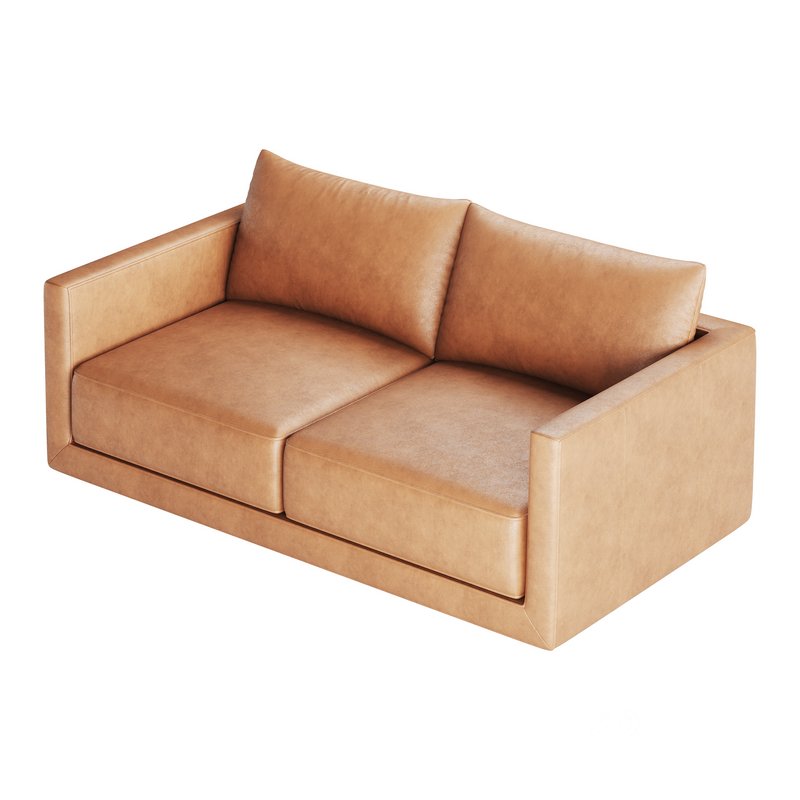 Melbourne Leather Sofa Image 16