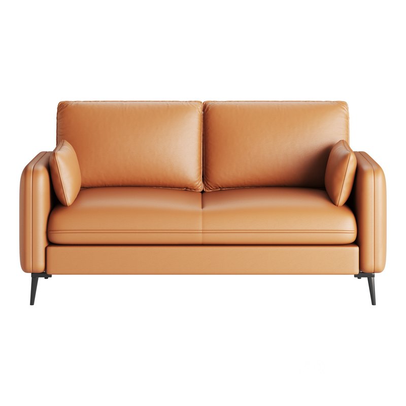 Faux Leather Sofa Image 15