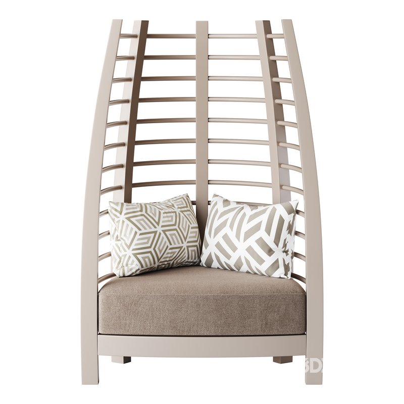 CHOCOLATE ICONIC UPHOLSTERED CHAIR Image 16