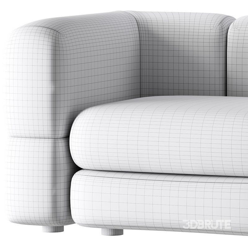 Armchair Brera Velor Cherry Image 17