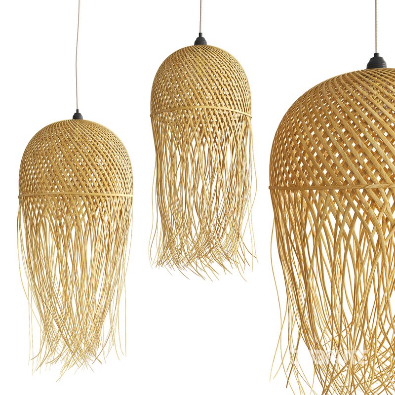 Bamboo Hanging Lights Image 1