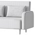Contemporary Seats 2 Solid Color Sofa - Thumbnail 18