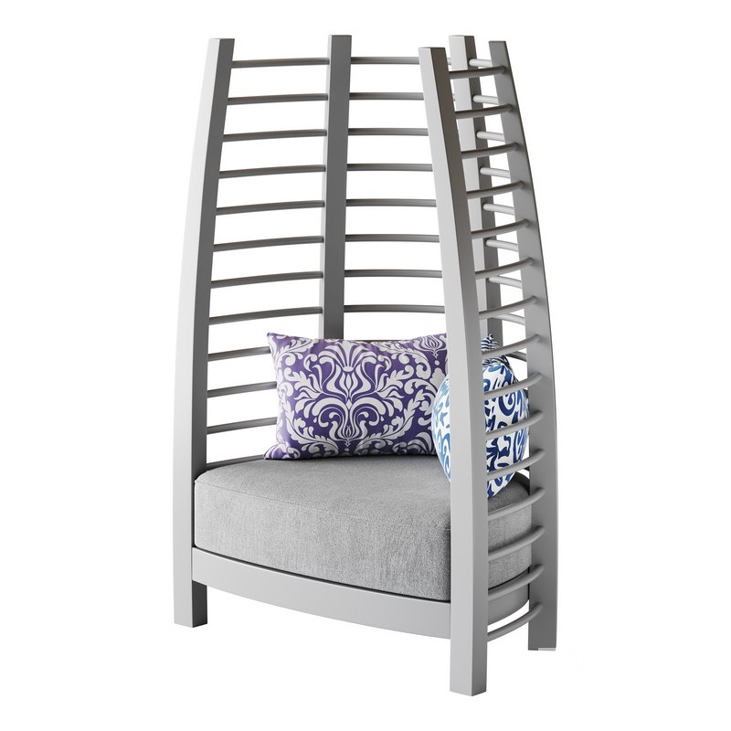 CHOCOLATE ICONIC UPHOLSTERED CHAIR Image 17