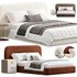 Marlene Bed, Ivory By Highfashionhome - Thumbnail 1