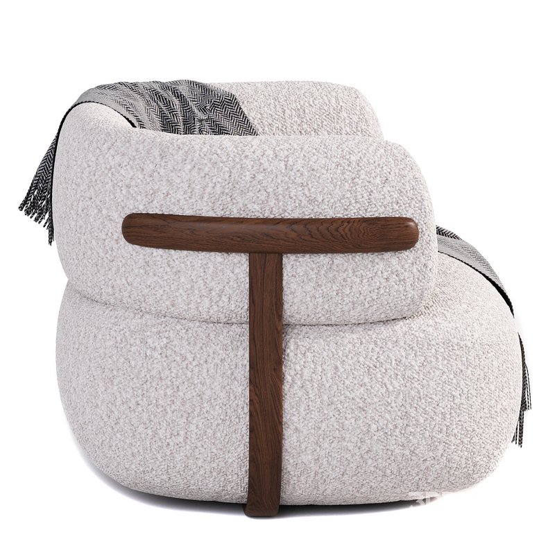 Doss Swivel Chair Altro Snow Image 4