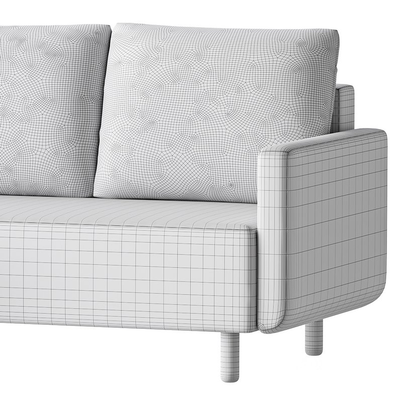 Corner sofa Beller Textile Yellow Image 19