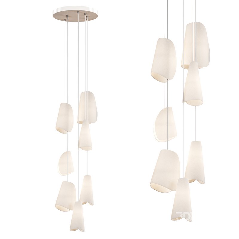 Petal shaped pendant lamp BOCCI 21.7 Image 4