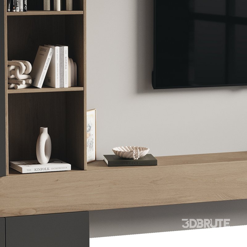 Tv Wall Set 039 Image 4