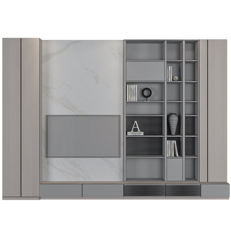 TV WALL SET 09 Image 2