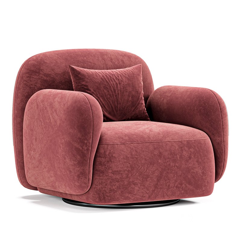 Giddings Swivel Chair Knoll Camel Image 3