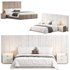 Kirsten Stripe Line Panel Wide Headboard Bed by amore - Thumbnail 2