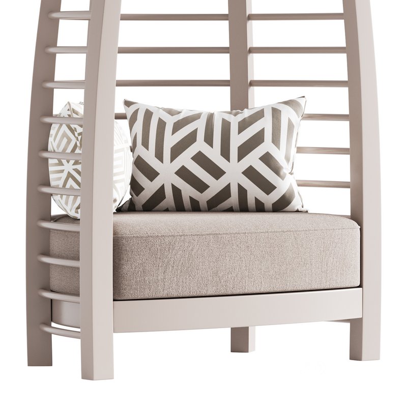 CHOCOLATE ICONIC UPHOLSTERED CHAIR Image 4