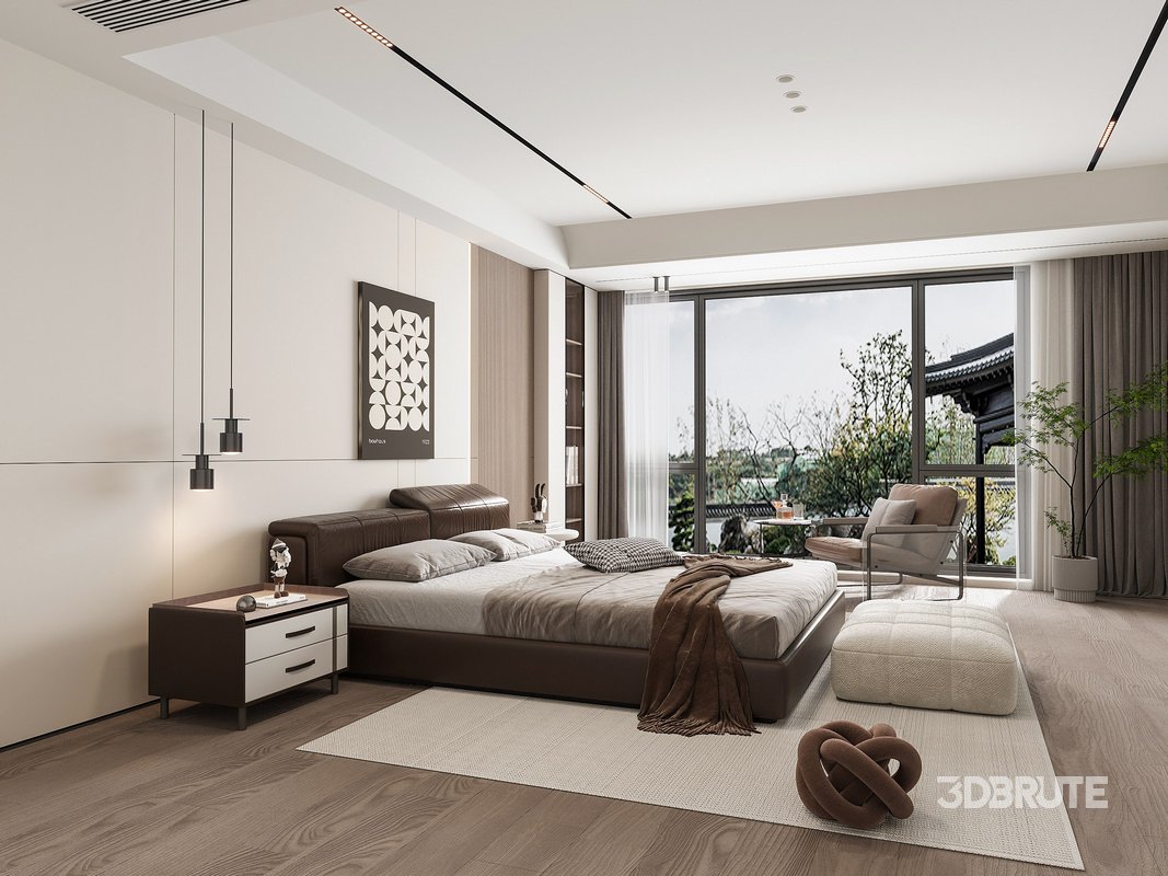 Modern bedroom Image 1