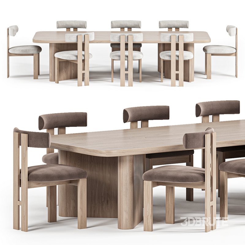 Tabmi Dining Table,Hygiea Chair Image 1