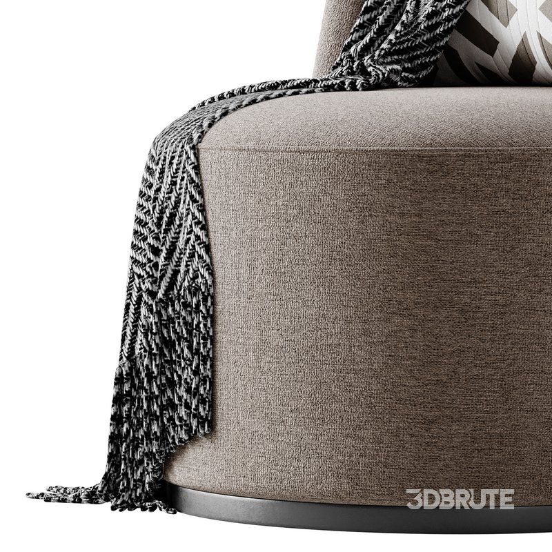 GALAPAGOS UPHOLSTERED ARMCHAIR Image 2