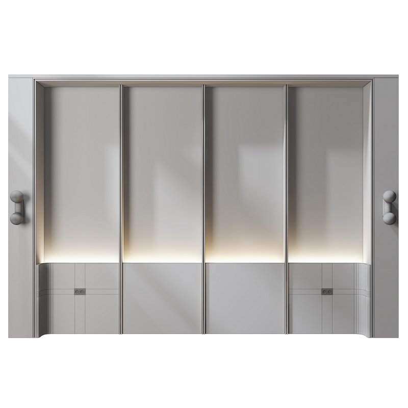 Headboard Wall Panel & Lyra Wall Twin Decor Image 3