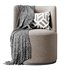 GALAPAGOS UPHOLSTERED ARMCHAIR - Thumbnail 4