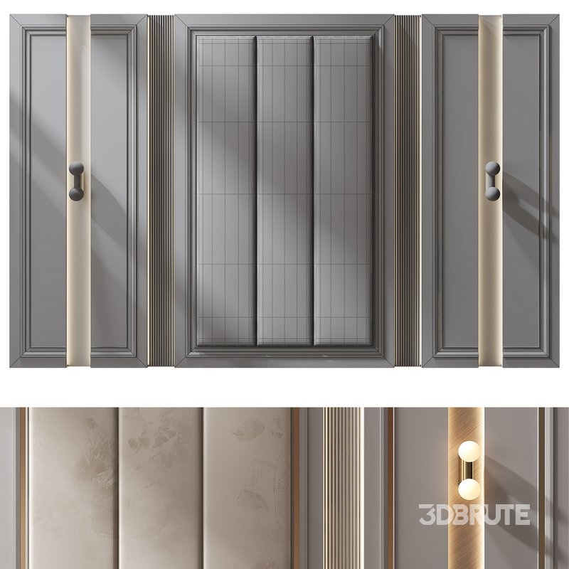 Headboard Wall Panel Decor vs Astrolighting Image 2