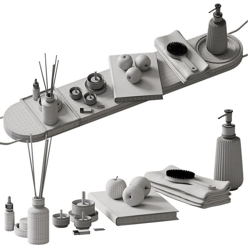 Tray for Bathroom Set Image 4