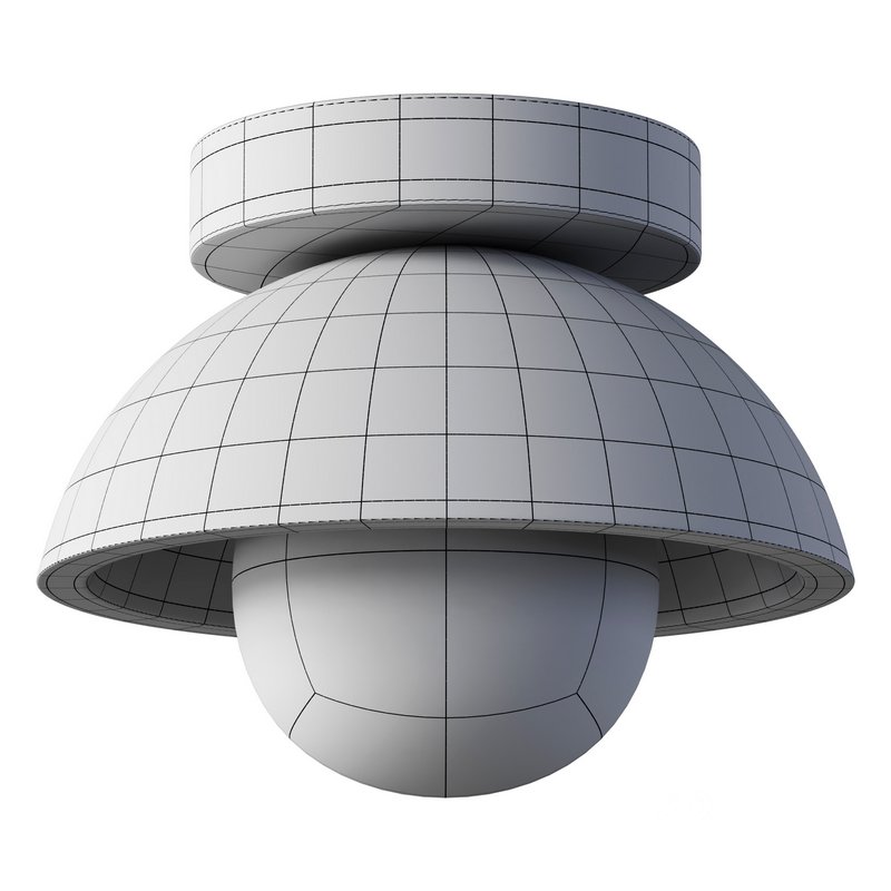 Semi Flush Mount Ceiling Light Image 2