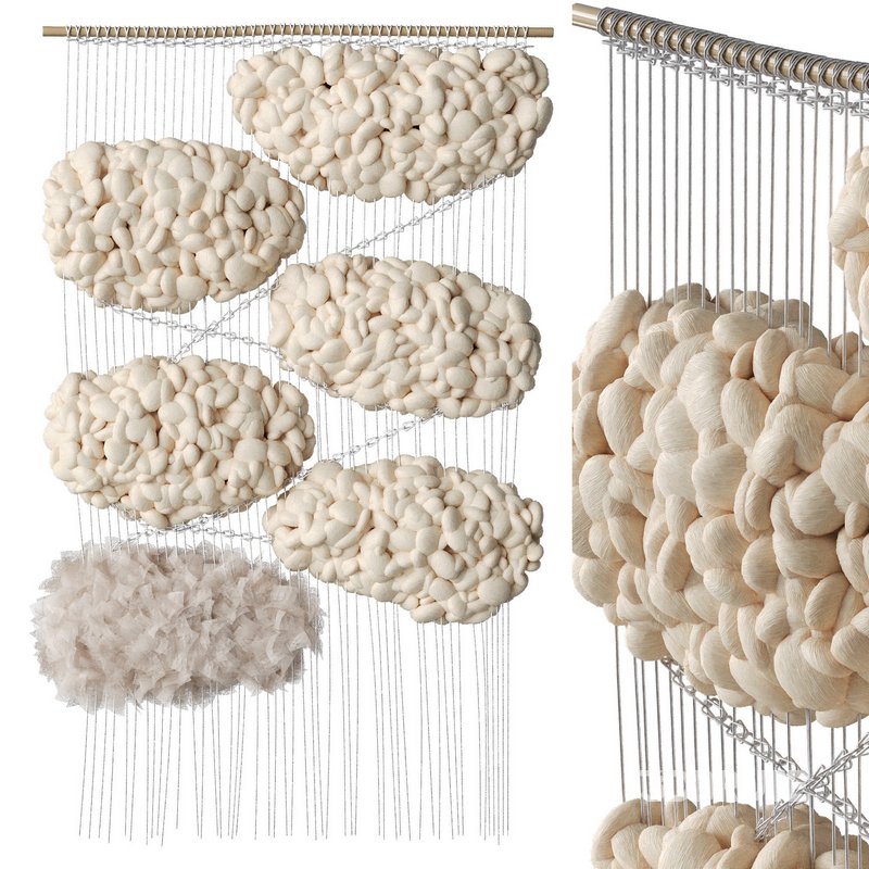 Tapestry Clouds white Image 5