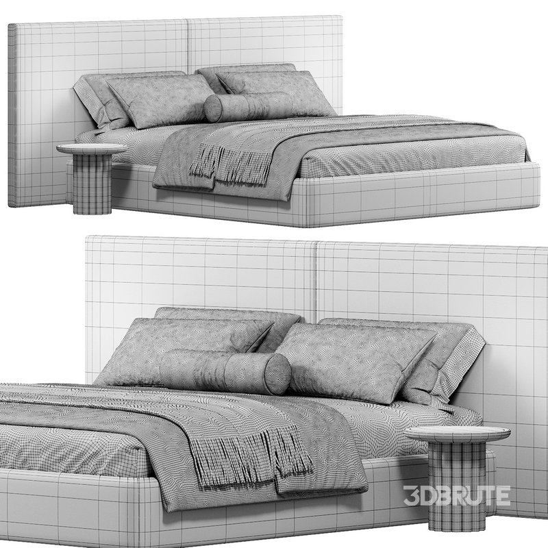 Lit coffre en MDF, BLANDINE Bed by BOBOCHIC Image 3