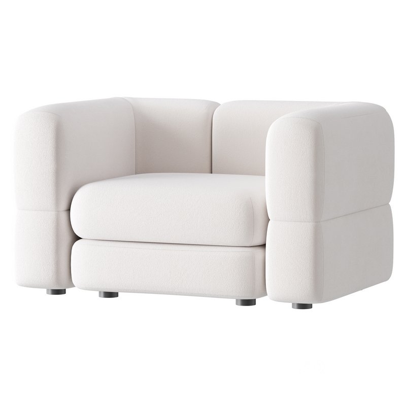 Armchair Brera Velor Cherry Image 3