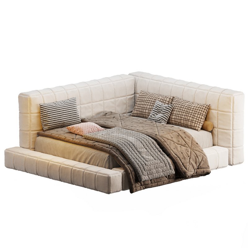 Baldwin Lounge Corner Upholstered Bed Image 4