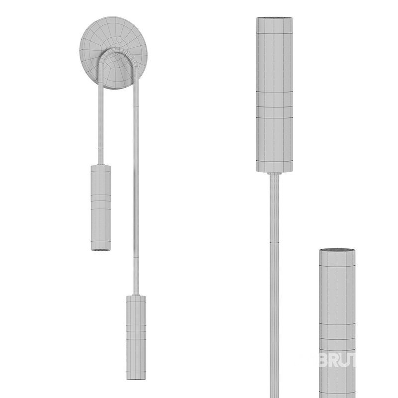 Modern Mid Century Brass Wall Sconces Image 3