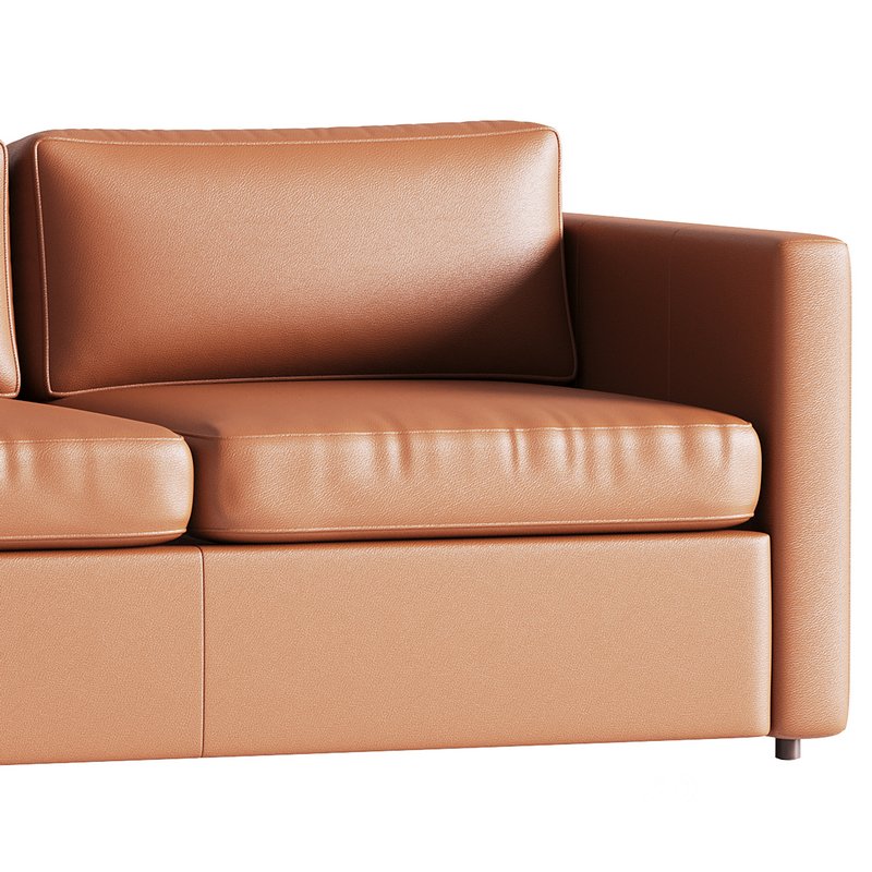 Harris Leather Sofa Image 6