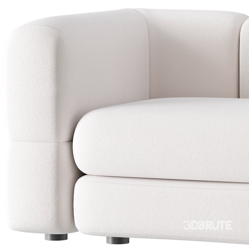 Armchair Brera Velor Cherry Image 5