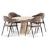 Olga table,Twin chair, Dining set - Thumbnail 2
