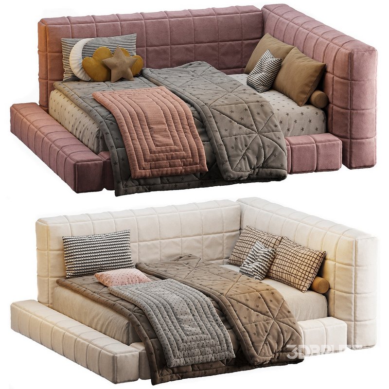 Baldwin Lounge Corner Upholstered Bed Image 2