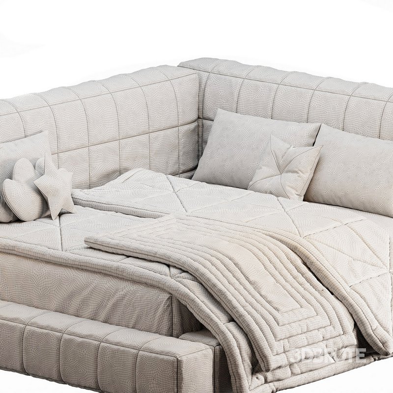 Baldwin Lounge Corner Upholstered Bed Image 5