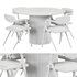 Hill table,Keyko Chair - Thumbnail 6
