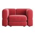 Armchair Brera Velor Cherry - Thumbnail 7