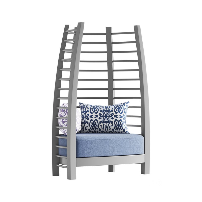 CHOCOLATE ICONIC UPHOLSTERED CHAIR Image 6