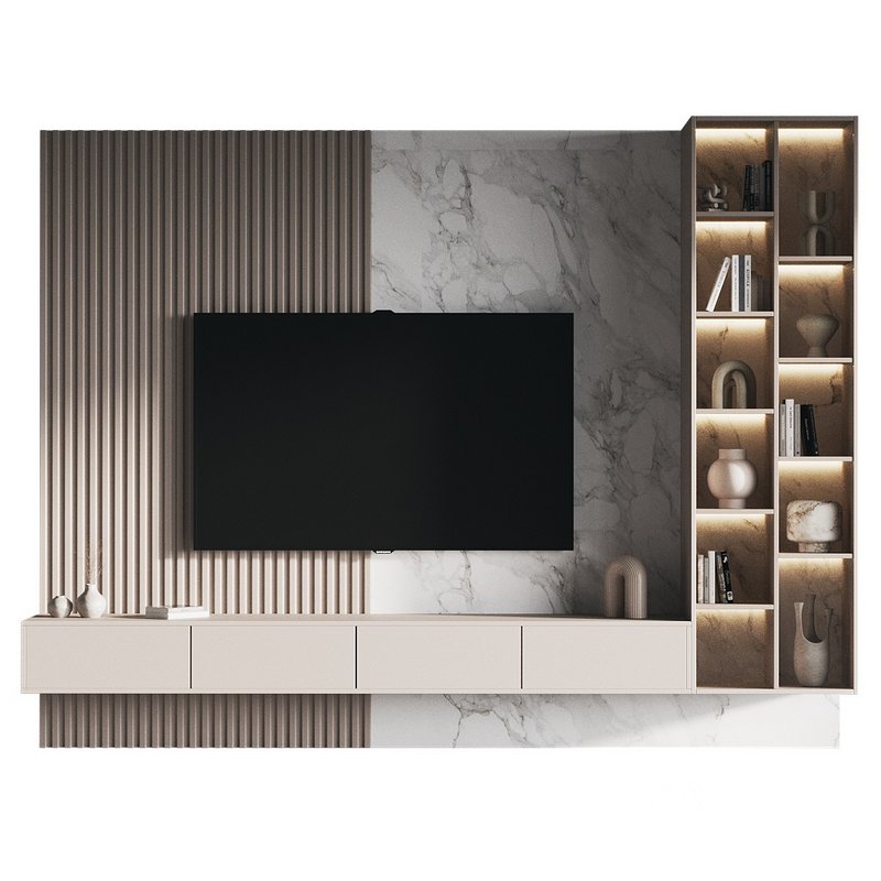 Tv Wall Set 046 Image 1