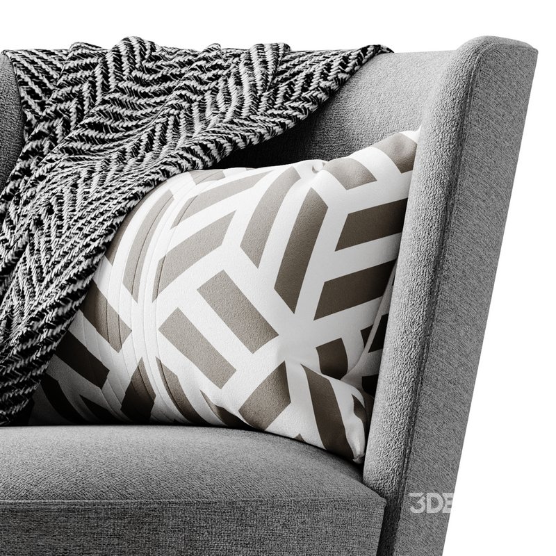 GALAPAGOS UPHOLSTERED ARMCHAIR Image 7