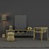 Modern Interior Set 94 - Thumbnail 3