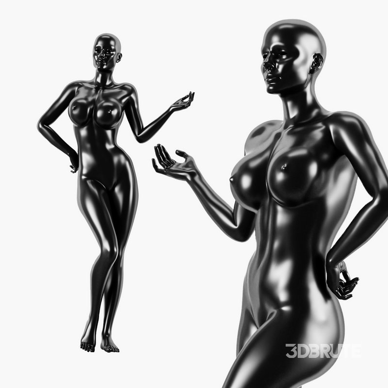 Female standing Pose Mannequin Image 1