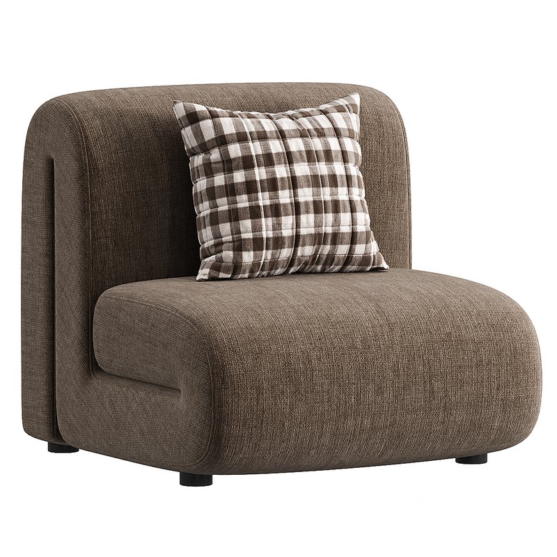 Vesta Alta Lounge Chair in White Image 1