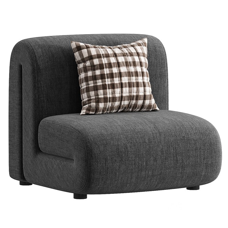 Vesta Alta Lounge Chair in White Image 2