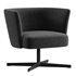 VELOUR Easy chair with spoke base By La Cividina - Thumbnail 1