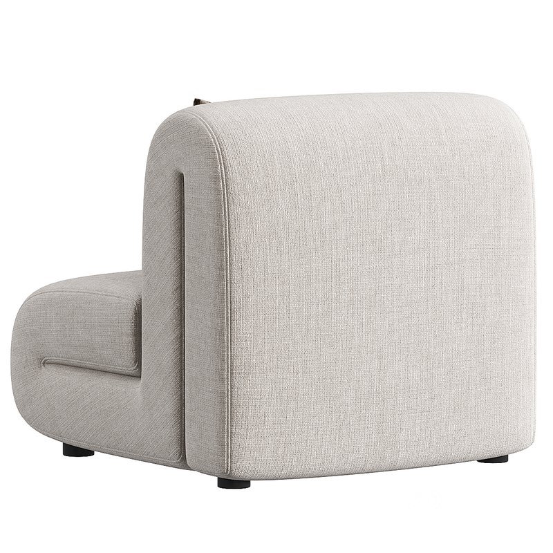 Vesta Alta Lounge Chair in White Image 4